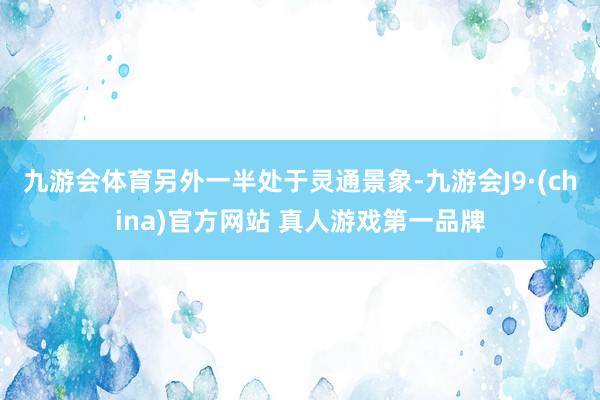 九游会体育另外一半处于灵通景象-九游会J9·(china)官方网站 真人游戏第一品牌