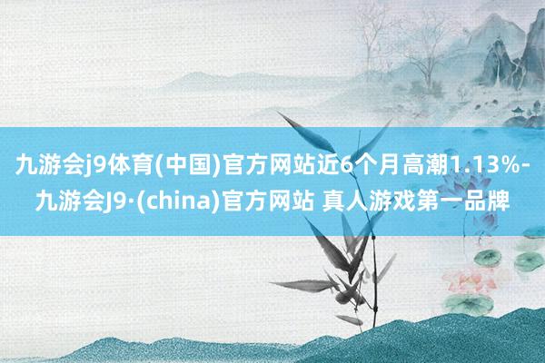 九游会j9体育(中国)官方网站近6个月高潮1.13%-九游会J9·(china)官方网站 真人游戏第一品牌